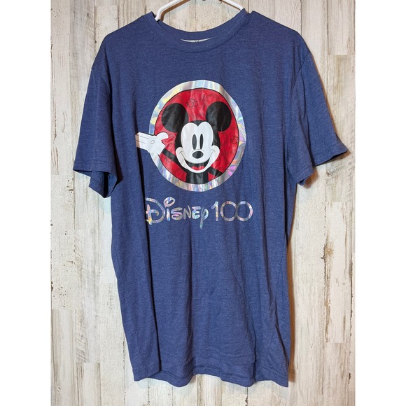 Mickey‎ Mouse T Shirt 100th Anniversary Adult Large - Picture 1 of 3
